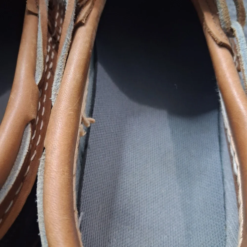 LL Bean Rubber Moc Bean Boots Brown Tan Leather Waterproof Shoes 175067 Womens 8
